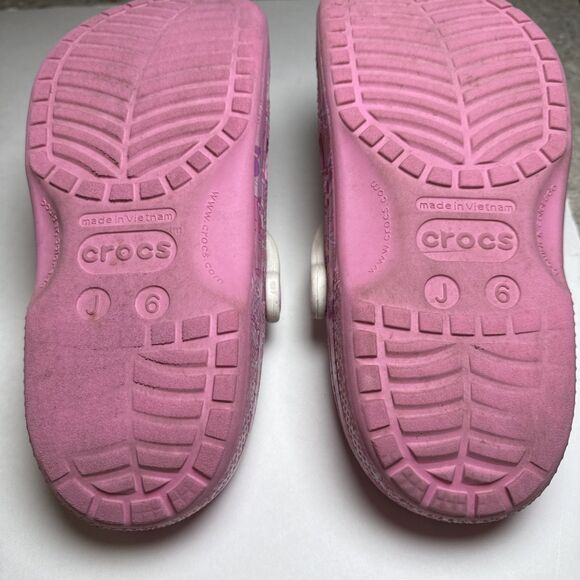 Crocs Limited Edition Hello Kitty And Friends Classic Clog Pink / White Size 6 - Picture 8 of 15
